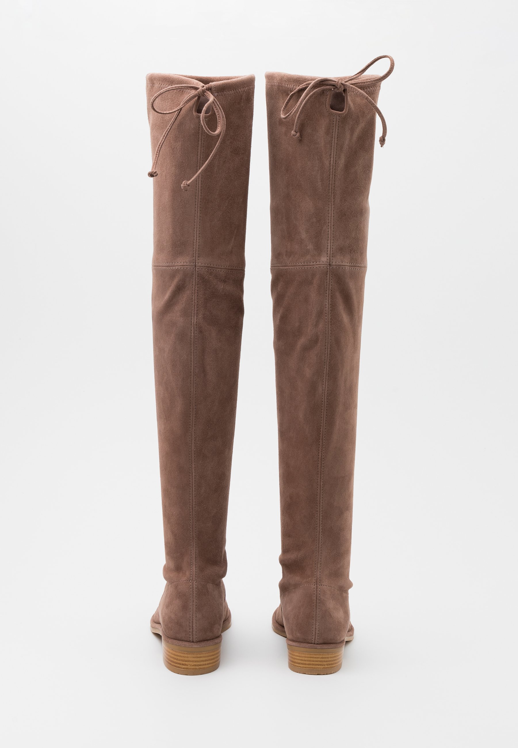 Stuart Weitzman LOWLAND Overknee laarzen taupe Zalando.nl Bruine Dames Overknee Laarzen van Stuart Weitzman online