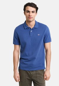 GANT REGULAR FIT - Polo marškinėliai - vintage blue