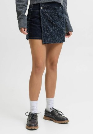 JXGRETA - Mini skirts  - dark blue denim