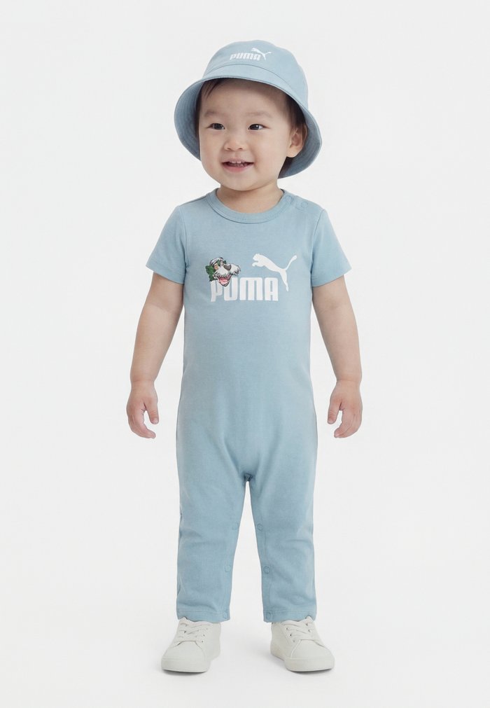 PUMA MINICATS NEWBORN ROMPER UNISEX SET - Hat - seafoam