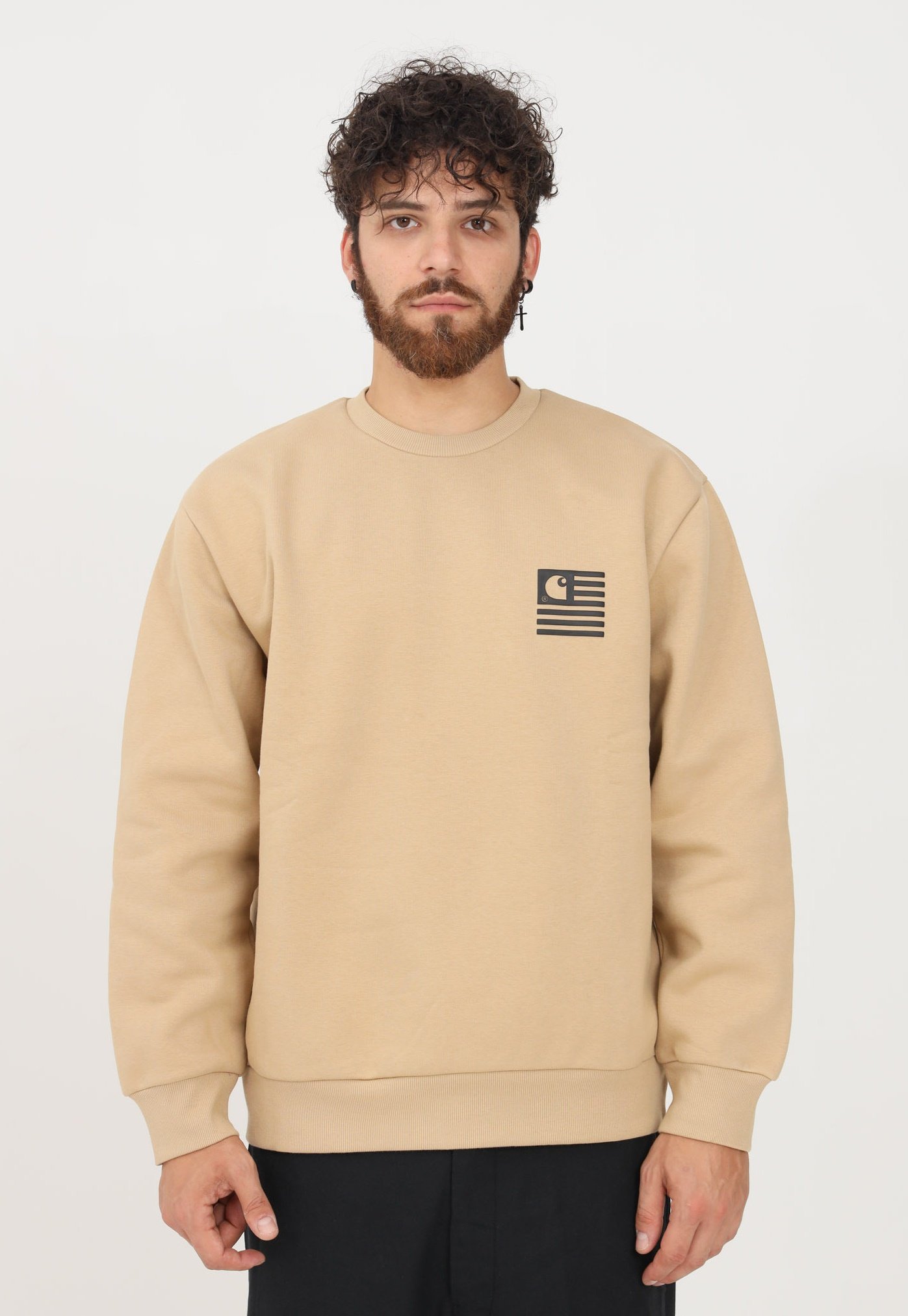 Carhartt WIP Sudadera - dusty h brown/black/marrón claro - Zalando.es
