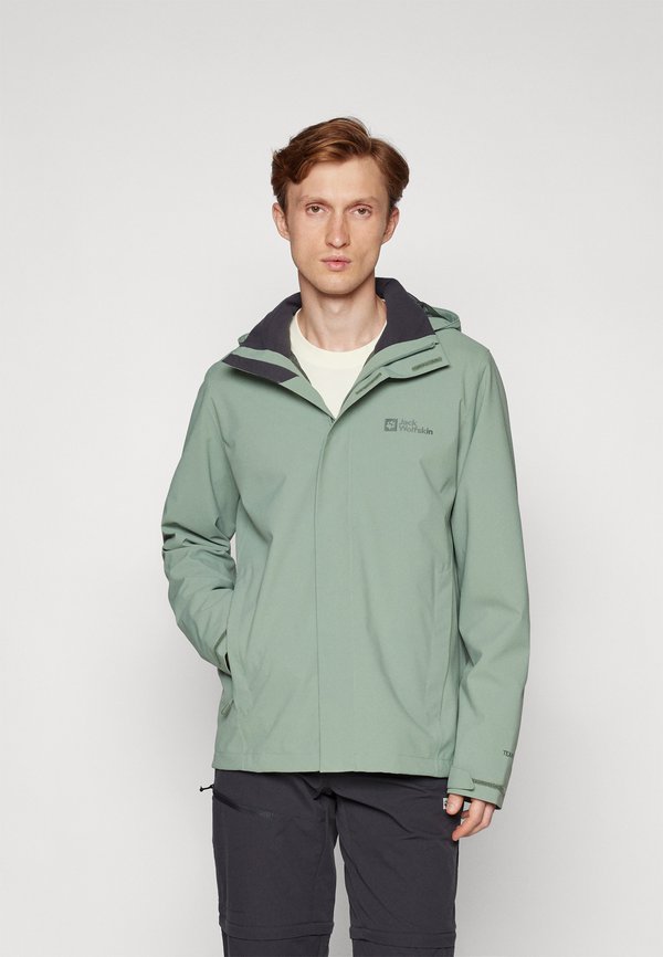 TRAILTIME - Waterproof jacket - eucalyptus