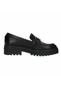 Manfield MIT FARBENEM DETAIL - Slipper - schwarz
