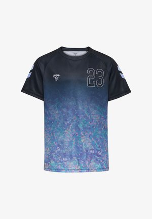 Hummel, HUMMEL HMLSHIMMER T-SHIRT S/S UNISEX - T-shirt print - black