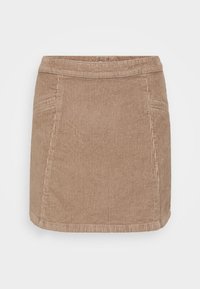 VMKATA SHORT SKIRT  - A-line skjørt - silver mink