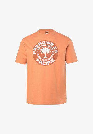 JP1880, T-SHIRT, SHORT SLEEVE, CHEST PRINT, UP TO 8XL - Print T-shirt - matt orange