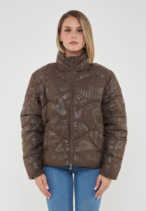 IMBOTTITA - Giacca invernale - fancy chocolate brown monogram
