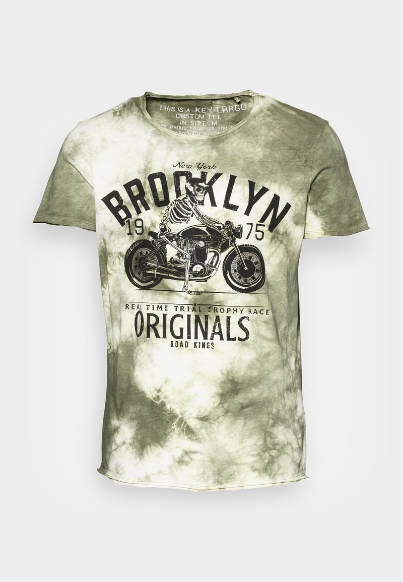 Key Largo T-shirt print olijfgroen Key Largo T-shirt print olijfgroen