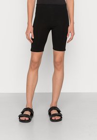 Gina Tricot BASIC BIKER 2 PACK - Calções - black/sesame