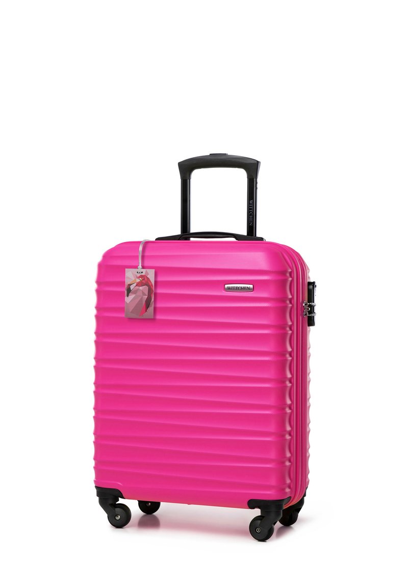 WITTCHEN SMALL SUITCASE WITH LUGGAGE TAG FROM ABS - Trolley - pink