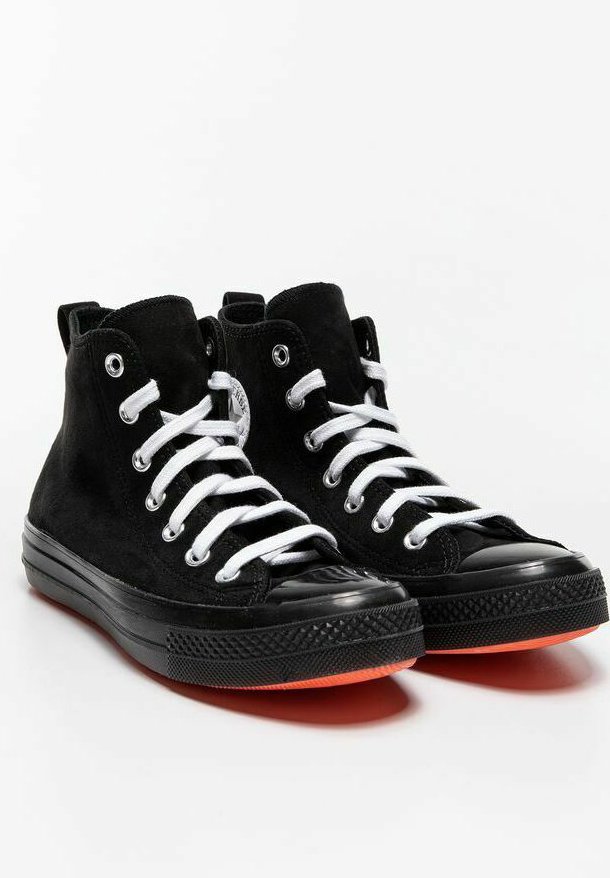 ladies black converse high tops