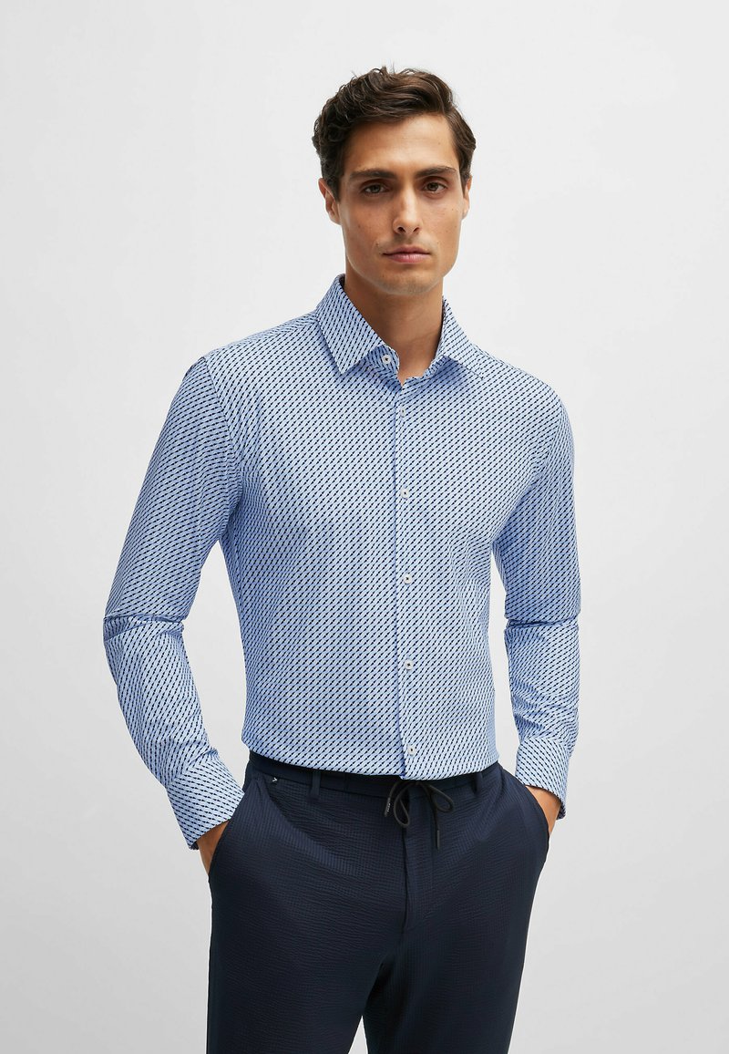 BOSS HANK-KENT - Formal shirt - light blue
