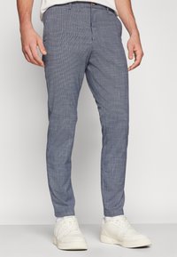 Selected Homme SLHSLIM ROBERT PANTS - Chino hlače - navy blazer/houndstooth