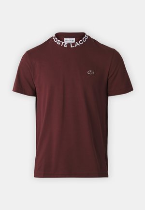 Lacoste CORE ACTIVE - Marškinėliai su spaudiniu - expresso