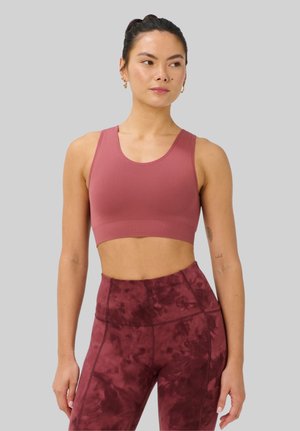 Sweaty Betty, STAMINA SEAMLESS SCOOP BRA - Sport-bh met medium support - sienna pink