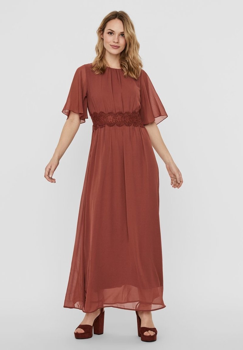 Vero Moda Schwarzes Langes Kleid