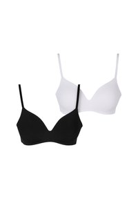 BASIC PADDED 2-PACK - T-skjorte-BH - black white