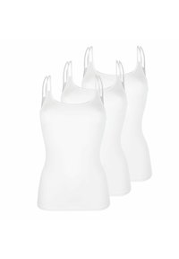 Pompadour TOP DOPPEL - SPAGHETTITRÄGERN INTIME 3 PACK - Undershirt - weiß