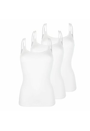 TOP DOPPEL - SPAGHETTITRÄGERN INTIME 3 PACK - Undershirt - weiß