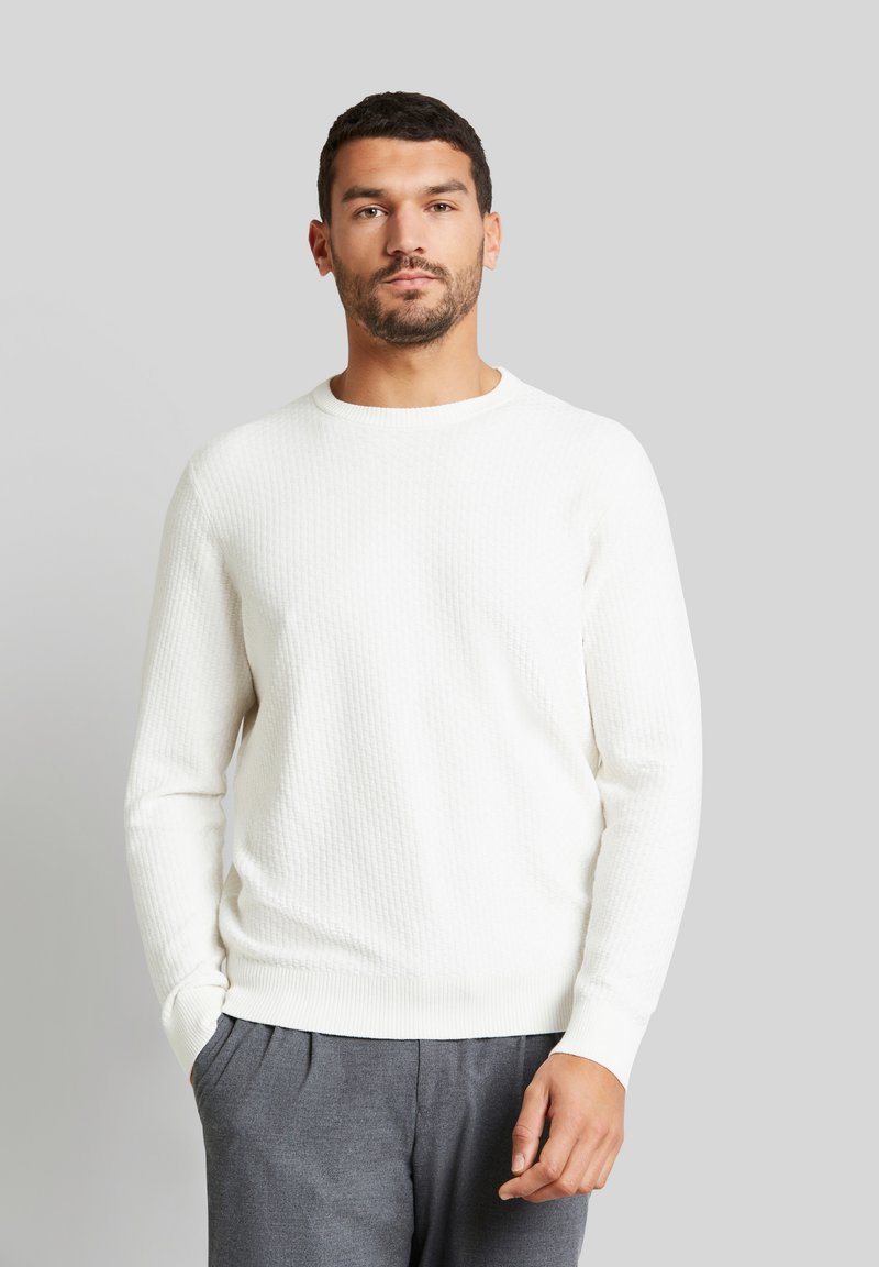 bugatti COTTON-CASHMERE - Strickpullover - ecru