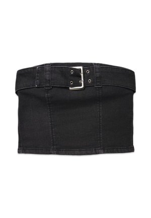 Terranova, A FASCIA IN CON CINTURA - Top - nero denim