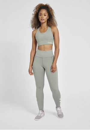 Hummel GRACE WAIST - Legingi - light green