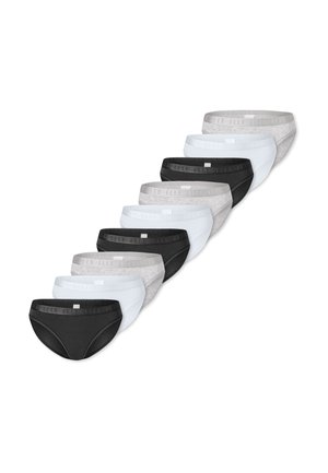 SUPER SOFT 9-PACK - Slip - schwarz, weiß, grau