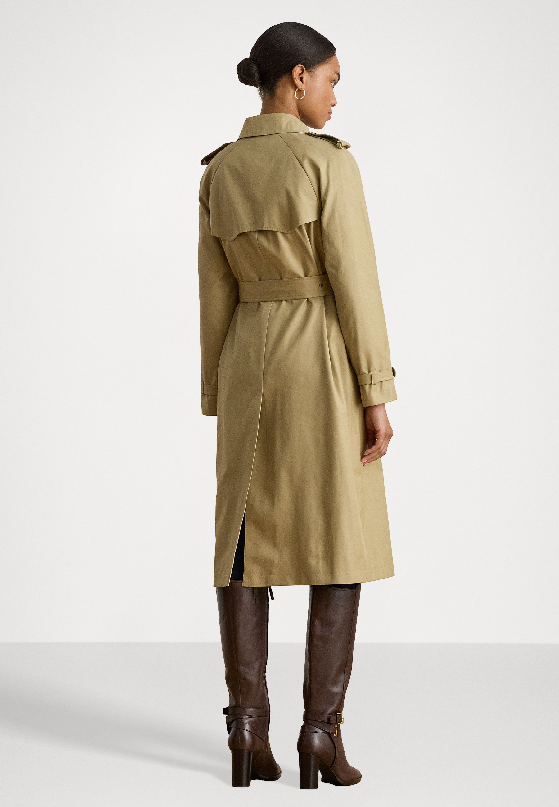 DOUBLE BREASTED BELTED TRENCH COAT - Trenchcoat - beige - Product