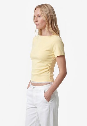 Koton, CREW NECK T-SHIRT - Camiseta estampada - yellow