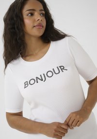 Kaffe Curve KCNOUR  - T-Shirt print - optical white