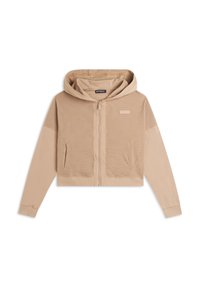 Freddy IN CON CAPPUCCIO - Sudadera con cremallera - warm taupe