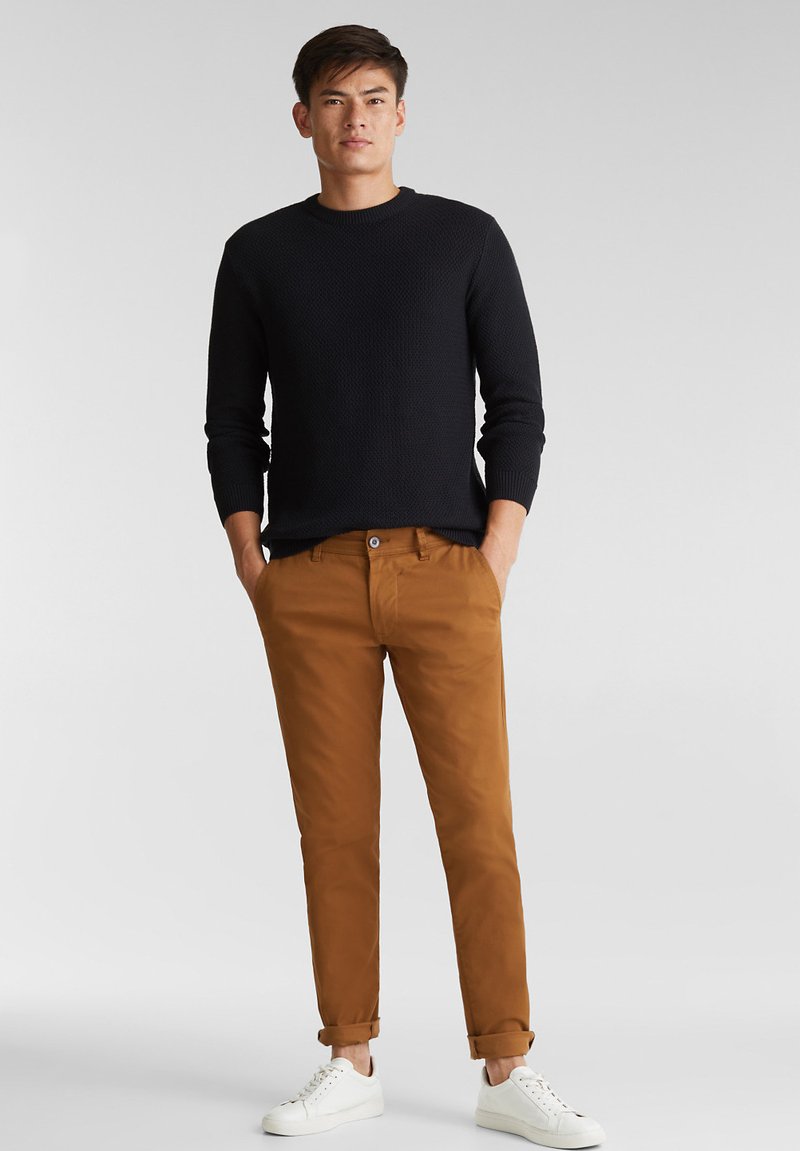 Herren Strickjacken | edc by Esprit Strickpullover black/schwarz - DR33365 Herren Strickjacken | edc by Esprit Strickpullover black/schwarz - DR33365