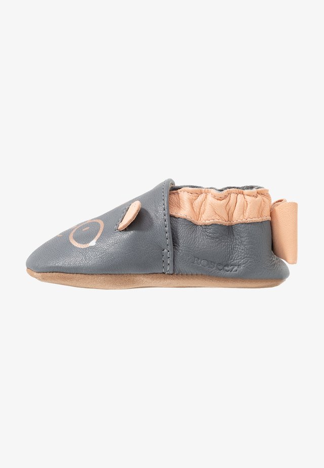 NERD CAT - Chaussons pour bébé - gris/rose