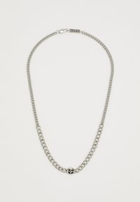 SKULL CHAIN NECKLACE UNISEX - Necklace - silver-coloured