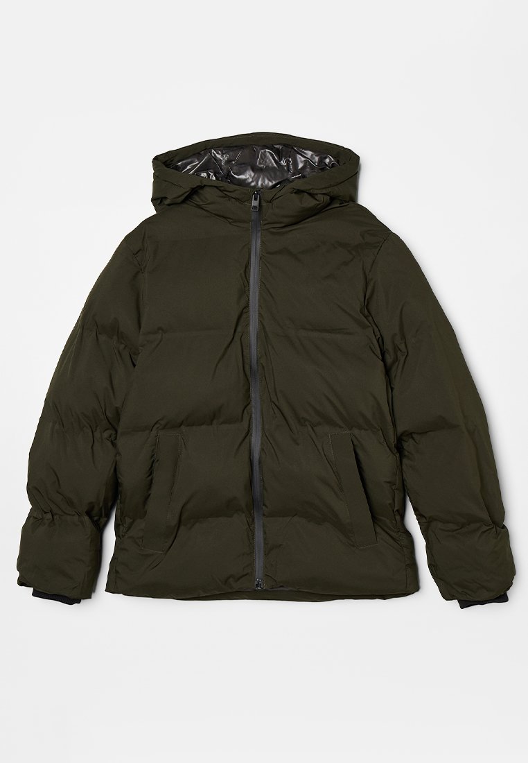 Jack & Jones Junior Winterjas antraciet