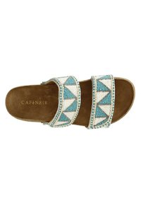 CAFèNOIR Ciabattine - bianco/turchese