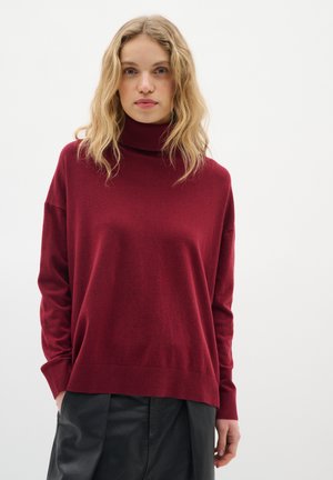 KELLSIE TURTLENECK - Svetrík - cabernet