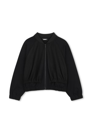 Sweater met rits - black