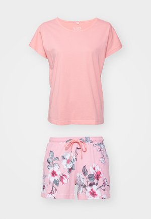 LASCANA VD HORTENSIA SHORTY - Komplet pižame - coral