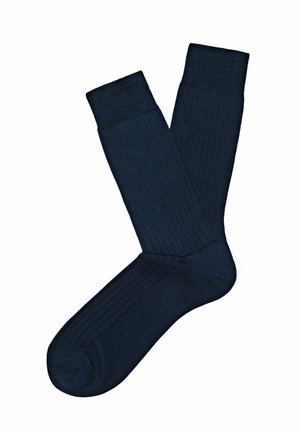Socken - mottled dark blue
