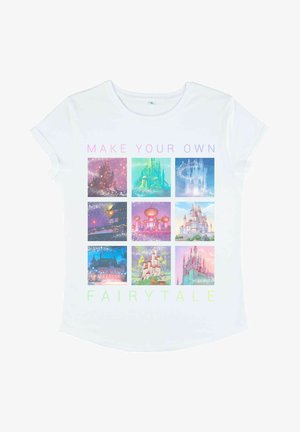 Disney, DISNEY PRINCESSES CASTLES IN DISNEY PRINCESS MOVIES - T-shirt imprimé - white