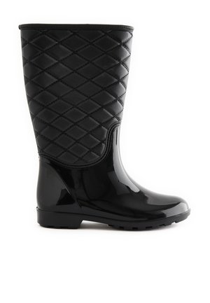 STANDARD - Regenlaarzen - black quilted
