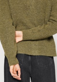 Selected Femme SLFLULU CARDIGAN - Gilet - dusky green