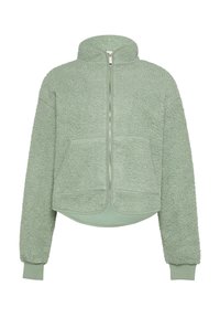 QS Fleecejacke - salbeigrün