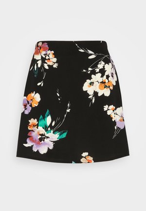 Vero Moda, VMSHILAH NAJA SHORT SKIRT - sukňa v tvare A - black/penny