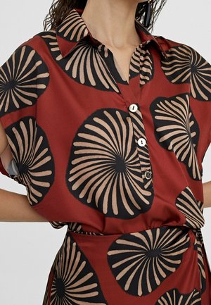 Overhemdblouse - red