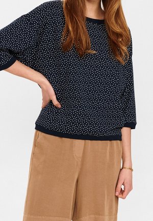 Langærmet T-shirt - dark blue