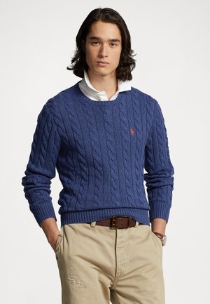 DRIVER LONG SLEEVE - Svetr - rustic navy heather