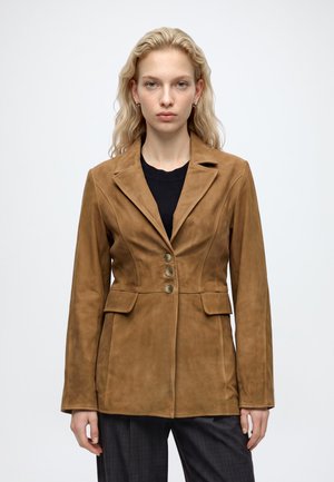 YAS, YASSULINA BLAZER JACKET - Veste en cuir - foxtrot
