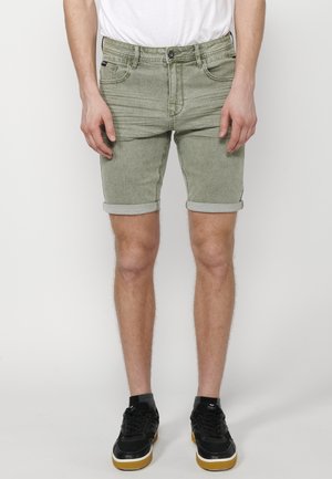 Shorts di jeans - verde   green